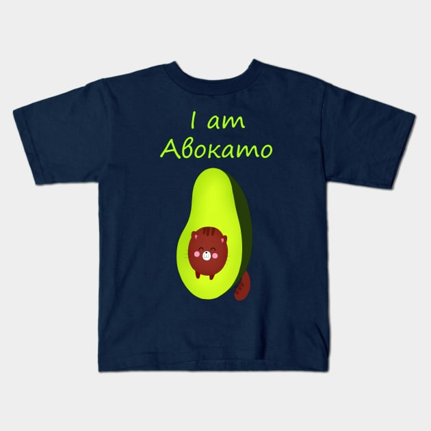 I'm avocado Kids T-Shirt by Rasheba